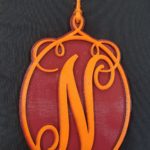 Ornamental Monogram Door Hanger
