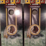 Cornhole Boards Redskins